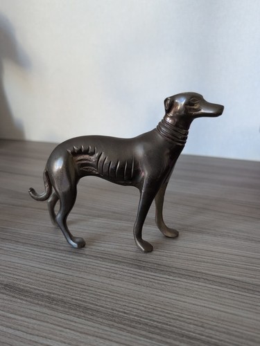Bronze small greyhound - small,