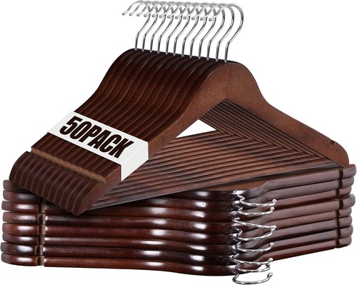 Premium wooden hangers - hangers, pack