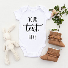 PERSONALISED BABY GROW Custom