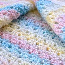 Handmade Crochet  Baby Blanket