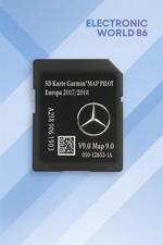 MERCEDES GARMIN SAT NAV NAVIGATION SD 2017/2018 V9 MAP 9.0 EUROPE UK