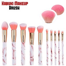 10 Pcs Kabuki Make up Brushes