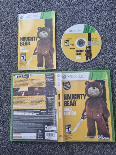 Xbox 360 naughty bear - xbox,