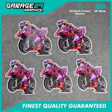 JORGE MARTIN MOTO GP  STICKER SET - 2 X 130MM +  3 X 100MM STICKERS