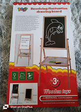 Kids Wooden Easel Blackboard