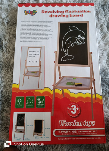 Kids wooden easel blackboard - kids,
