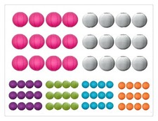 12PCs Paper Lantern Paper