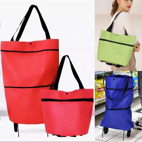 Folding shopping trolley - folding,