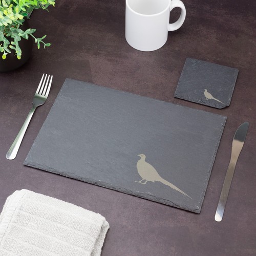 Woodland animals slate - woodland,