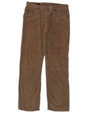 GANT Mens Jason Regular Fit Straight Corduroy Trousers W34 L32 Brown DN19