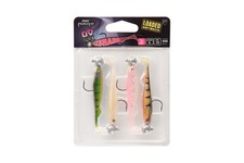 FOX Rage Slick Shad LOADED Lures 9cm / 7g ULTRA UV Mixed Colour Pack