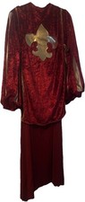 Crusader Medieval Tunic Red And Gold Custom Made Size Large