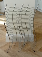 Metal Chrome Wire CD Storage