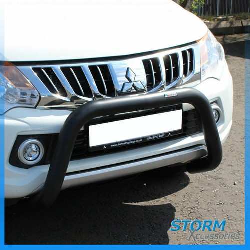 Mach black front bar - black,