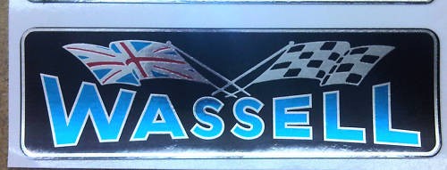 Wassell trials bike decals - wassell,