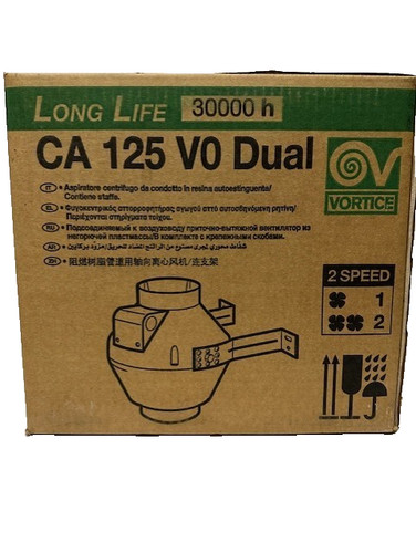 Vortice 125 inline tube - vortice,