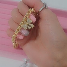 9ct Gold Guilded Womens Cz