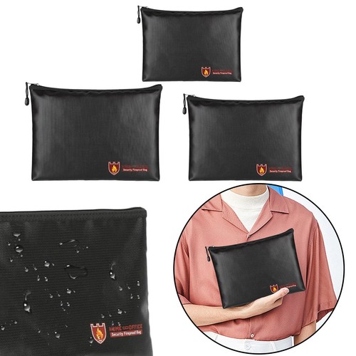 Fireproof document bag - document,