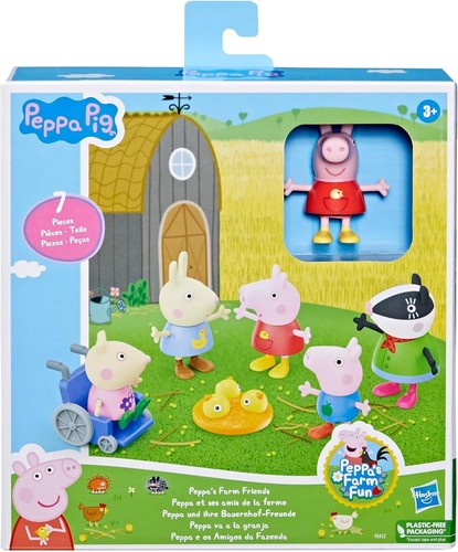 Peppa pig farm friends 7pc - farm,