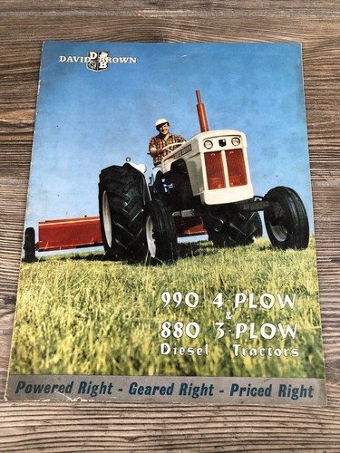 Vintage david brown 990 - 990, 4-plow
