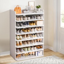 6/7/8 Tier White Wooden