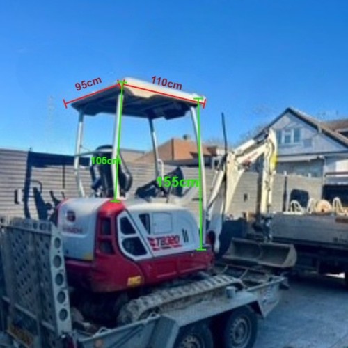 Mini digger rain cover - digger,