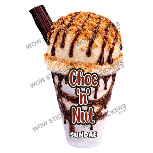 Ice cream van sticker - van,