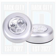 SLIVER SUPER BRIGHT 5 LED PUSH