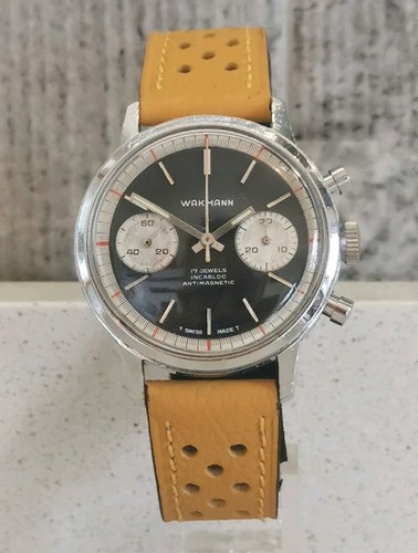 Wakmann vintage panda dial - vintage,