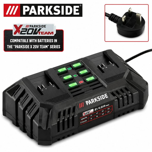 Parkside 20v dual quick - parkside, 4.5a
