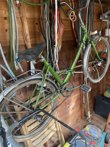 Vintage female folding bike - female,