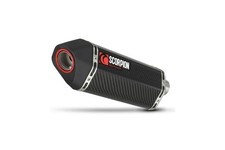 Scorpion Exhaust Serket Parallel Slip-on Carbon Fibre Honda CBF 1000 2010-2016