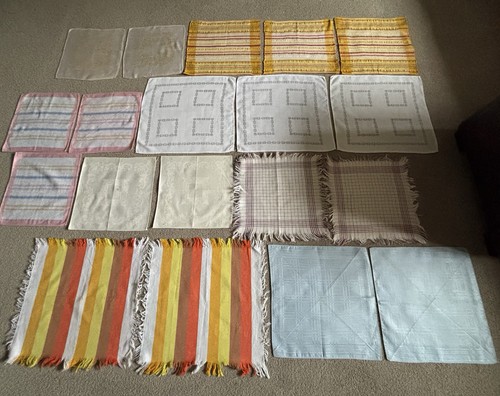 Vintage napkins bundle 19 - bundle,