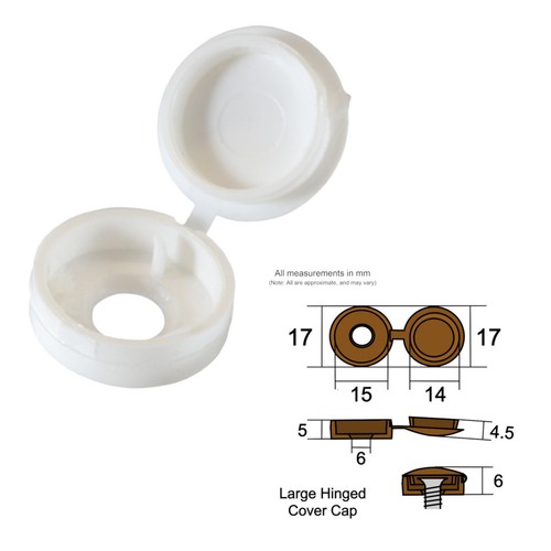Large plastic hinged cover - plastic,