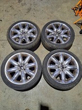 Mini Cooper S R52 R53 R85's 17" Crown Alloy Wheels/Tyres Chrome **PLEASE READ**