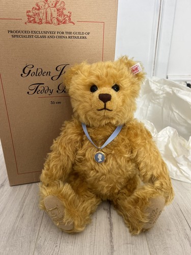 Steiff golden jubilee - golden, bear
