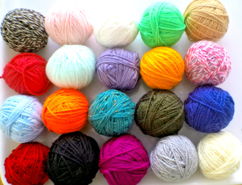 400g job lot double knit - job,