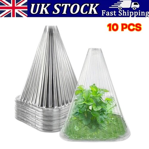 10pcs garden bell cloche clear - garden,