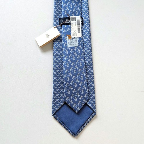 Hermes tie blue - hermes,