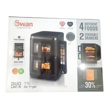 SWAN Twin Stack Air Fryer 11L