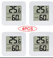 4pcs Digital LCD Thermometer