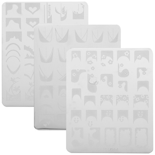 Sets stamping plate for - plate, nail