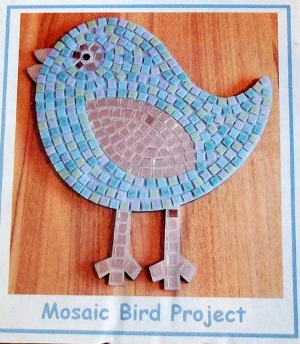 Mosaic tile craft kit - craft, bird