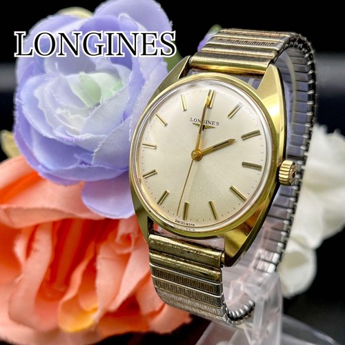 Longines wristwatch gold hand - wristwatch,