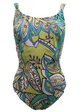 Maryan Mehlhorn Turquoise Swimsuit 10 for G cups Swimming Costume Bathing Suit