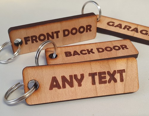 Engraved key tag - key,