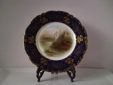 Foley China Wileman Shelley F.Micklewright Cabinet Porcelain Plate Roslin Castle