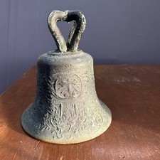 Vtg 1818 BRONZE MISSION BELL