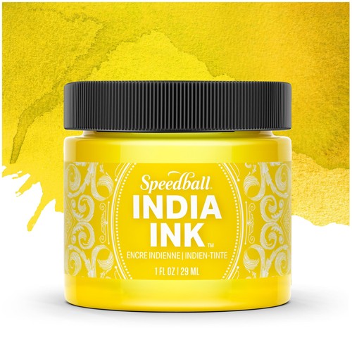 Speedball india ink canary - india,