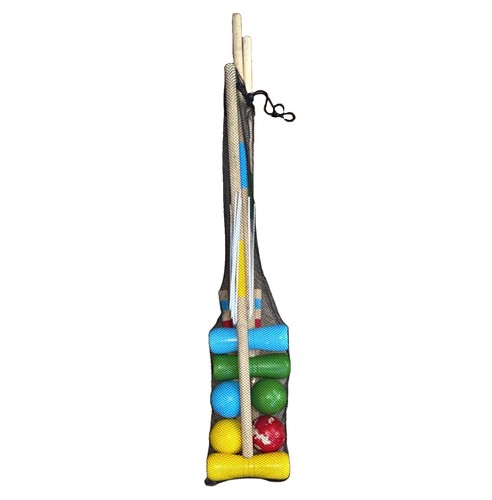 Wooden croquet set with - set, carry